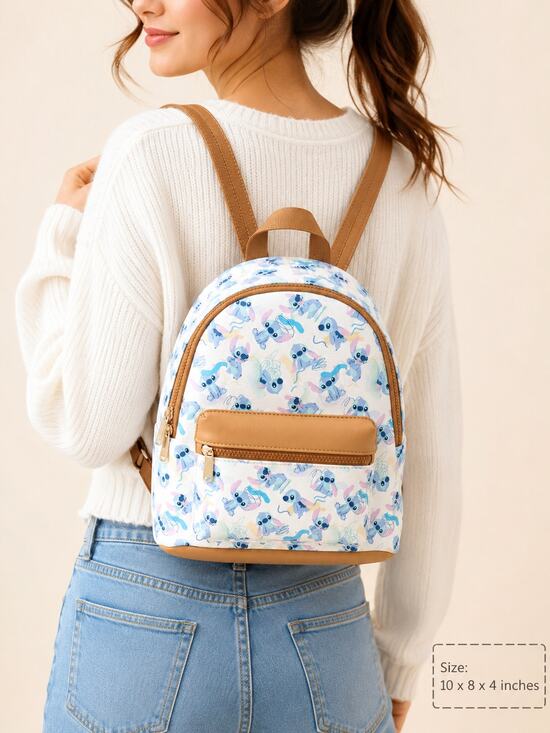 8 inch mini backpack Organic Cotton Semi Burnt Orange wipe_with_damp_cloth Black | Mini Backpack |